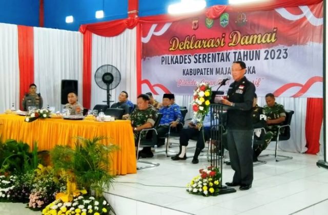 Calon Kepala Desa Sepakat Menjaga Kondusifitas