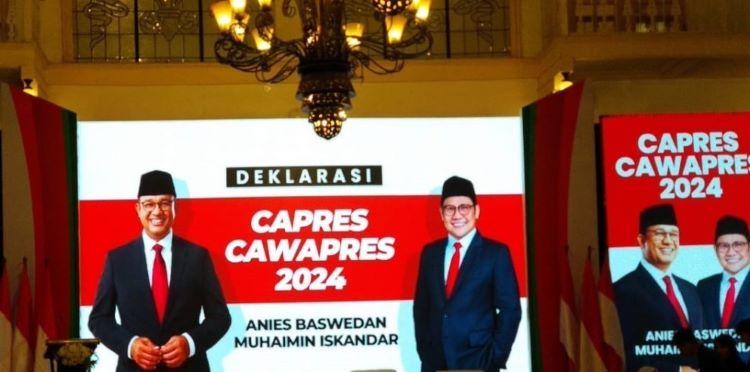 Pasangan Capres-cawapres Anies Baswedan – Cak Imin Deklarasi Pasangan Capres-cawapres Anies Baswedan – Cak Imin Deklarasi