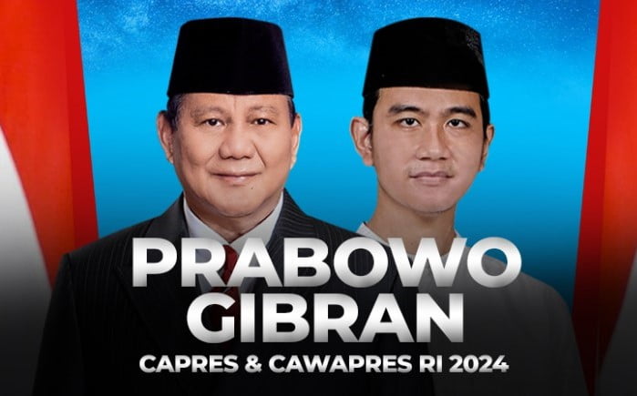 Gibran Dampingi Prabowo di Pilpres