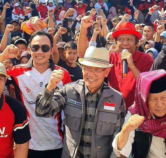 Warga Rajagaluh Sambut Hangat Kedatangan Karna Sobahi