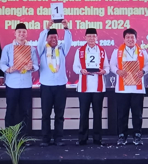 Paslon Eman-Dena Nomor Urut Satu di Pilkada Majalengka Paslon Eman-Dena Nomor Urut Satu di Pilkada Majalengka
